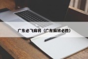 广东必飞麻将（广东麻将必胜）