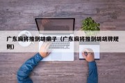 广东麻将推倒胡癞子（广东麻将推倒胡胡牌规则）