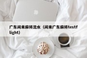 广东闲来麻将流水（闲来广东麻将testflight）